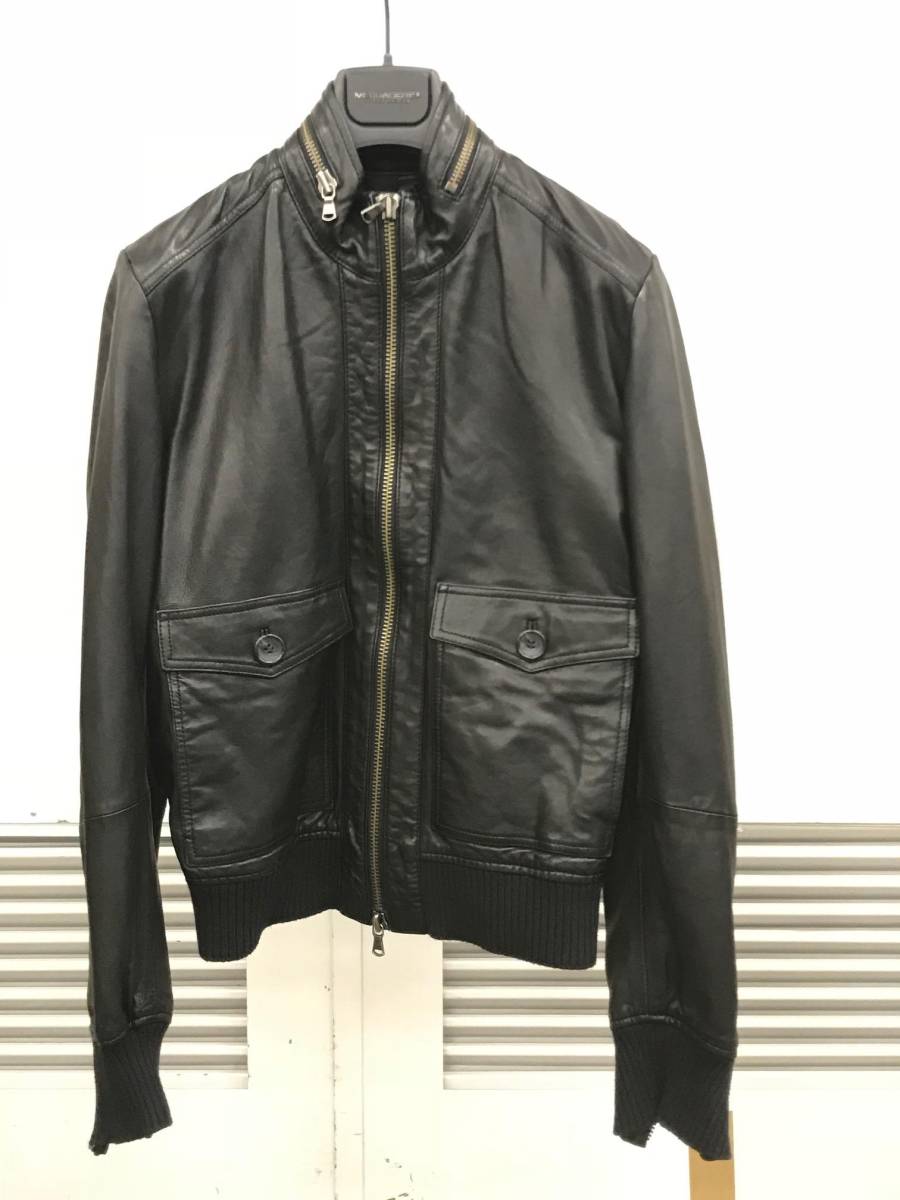 MESSAGERIE メッサジェリエ 本革 レザー ライダースジャケット 