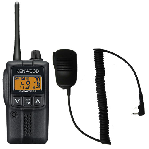 本州/四国送料無料 KENWOOD ケンウッド UBZ-EA20R BK/黒/ブラック 中継器対応 デミトス20 スピーカーマイク付
