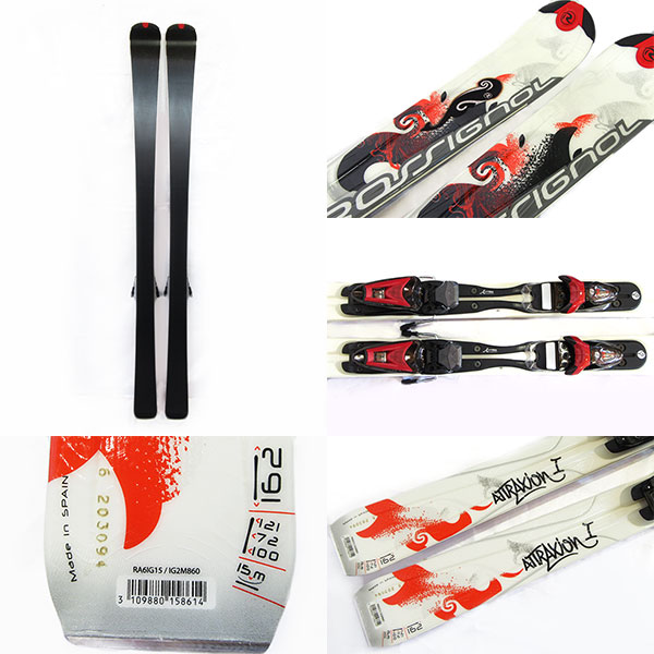 ROSSIGNOL (ロシニョール) カービングスキー 154cm Attraxion light