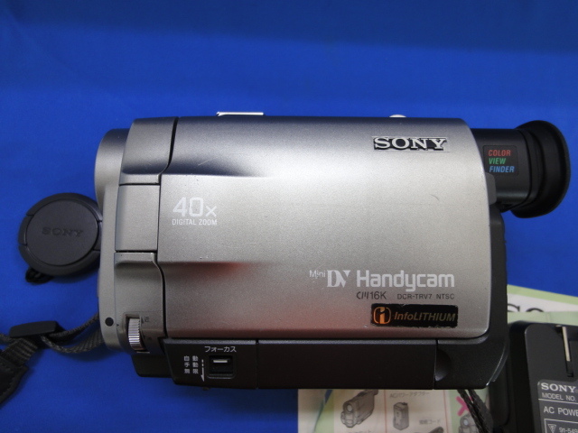 HE-641◇SONY DCR-TRV7 デジタルビデオカメラレコーダー ミニDV