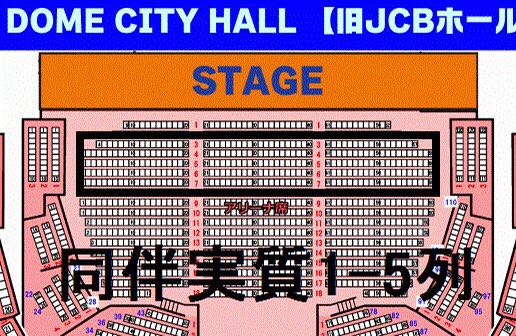 【同伴入場】アリーナ実質1-5列 表記3-7列 12/10 第7回 AKB48紅白対抗歌合戦 TDCホール