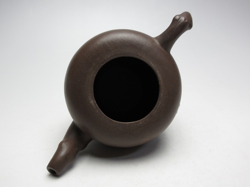 朱泥 煎茶道具 唐物 急須 在銘 紫砂 茶壷 中国古玩 中国 紫泥 款 紫砂
