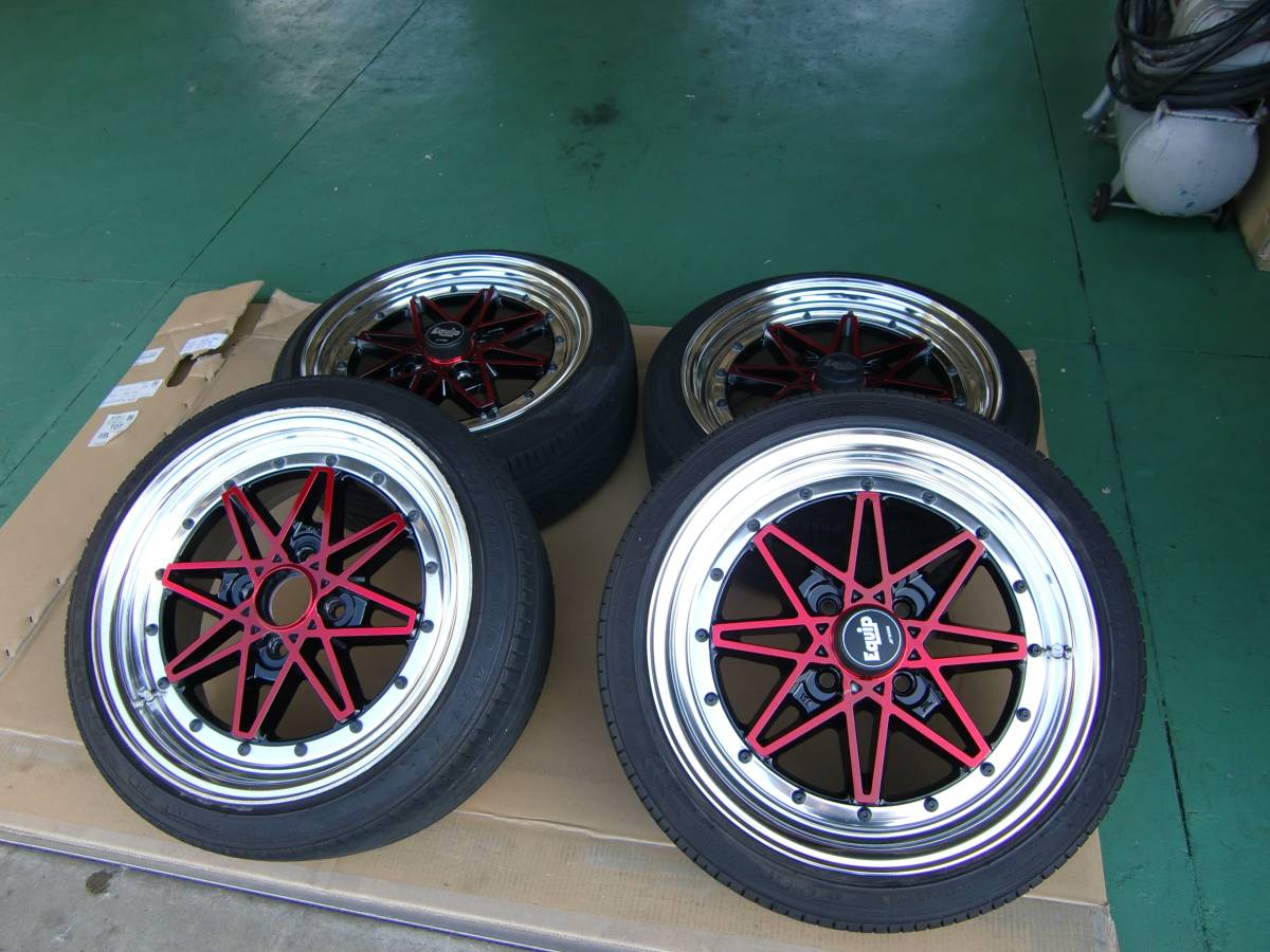トヨタ プリウス純正 15x6J +45 5H/100 溝有タイヤ付 4本セット 中古