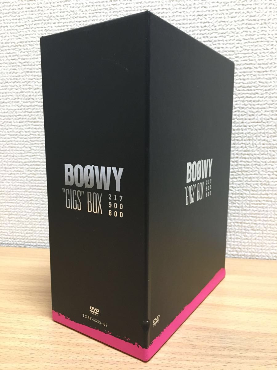 DVD BOX GIGS BOOWY BOΦWY “GIGS”BOX(完全生産限定)/DVD8枚組