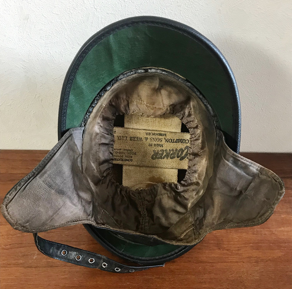 60's 英国 The Corker helmetコーカー ヘルメット＆英国製ゴーグル
