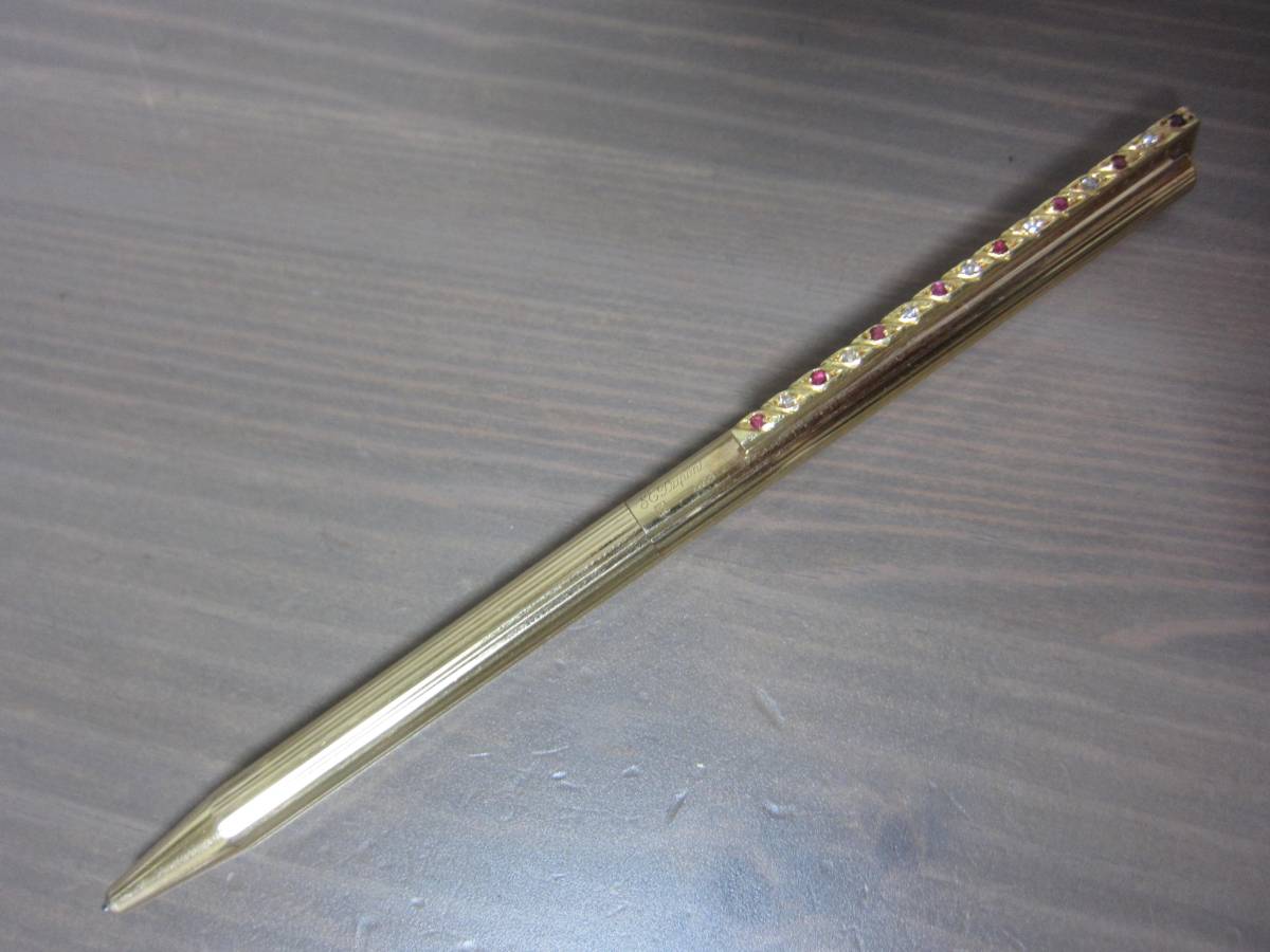 S.T.Dupont デュポン ボールペン ゴールド 回転式