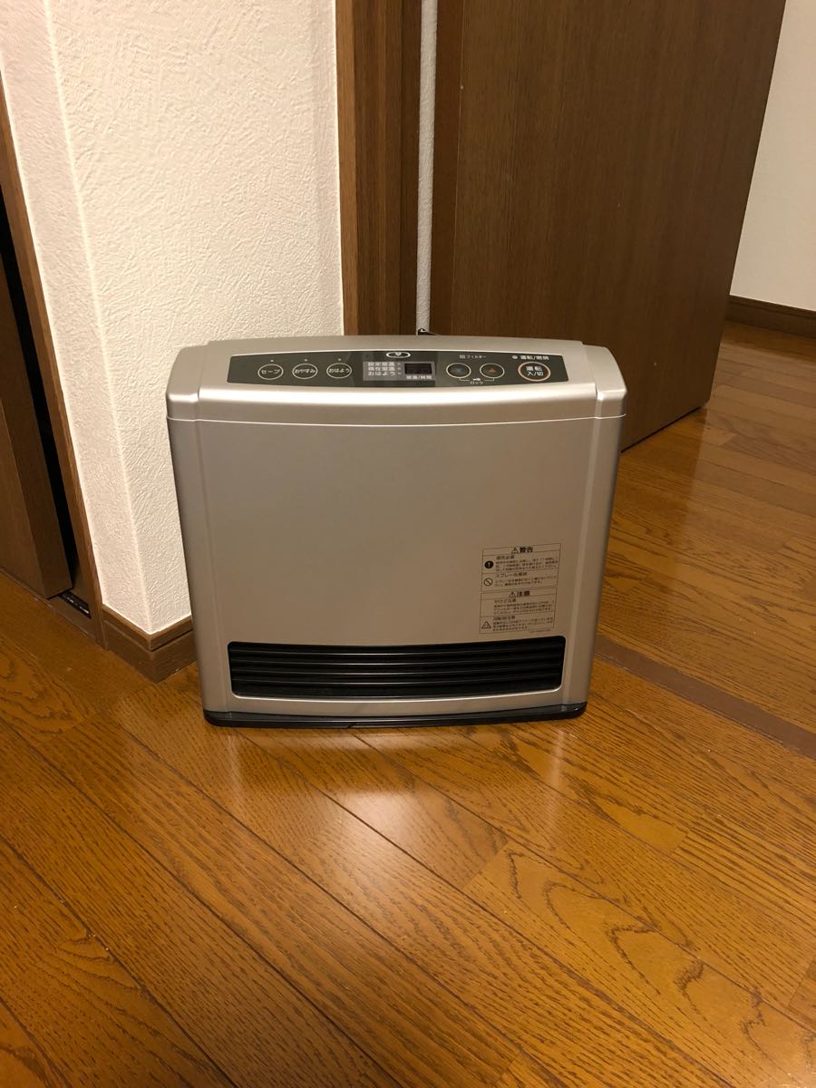 美品 リンナイ ガスファンヒーター ホース付き