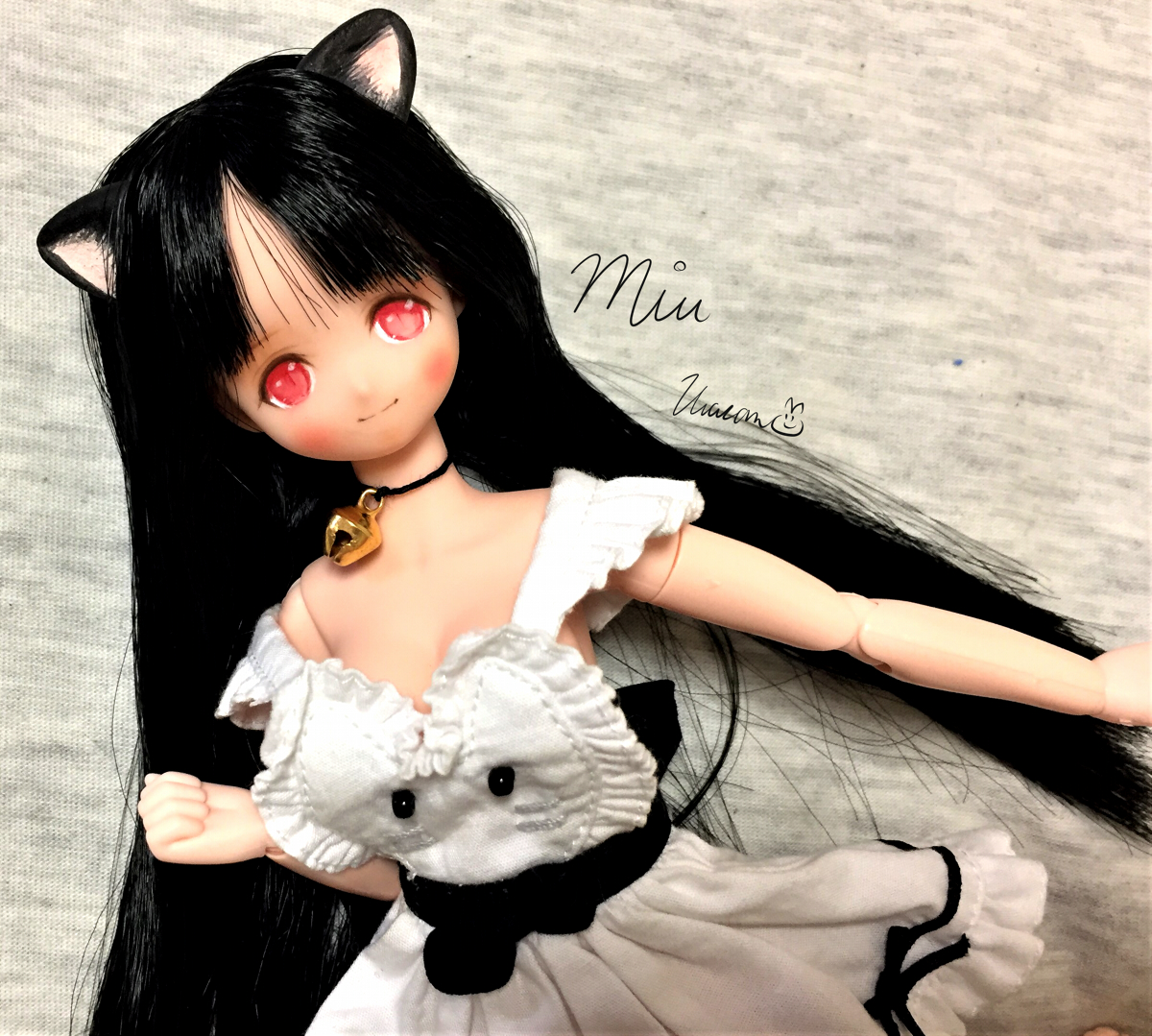 うささん☆彡1/6カスタムドール オビツ21 オビツ24ボディ「猫のみぅ」