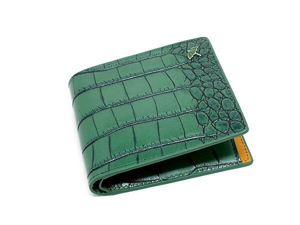 ☆超目玉商品☆【限定1個限り】アーノルドパーマー 二つ折り 短財布 グリーン