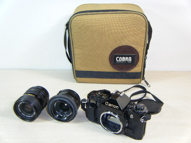 並品 Canon A-1 & New FD 28mm f2.8 広角レンズセット 並品