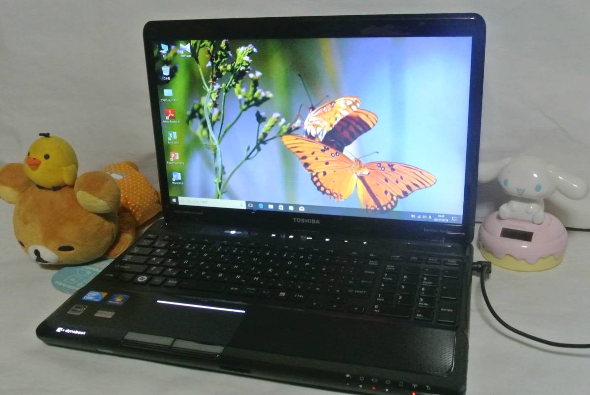 Blu-ray対応!! 高速Core i5 美品 TOSHIBA TX/77MBL Win10 メモリ 4G/640GB