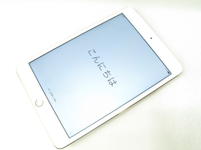 Apple iPad mini4 Wi-Fi+Cellular 64GB A1550 Gold【美品】【SIMフリー