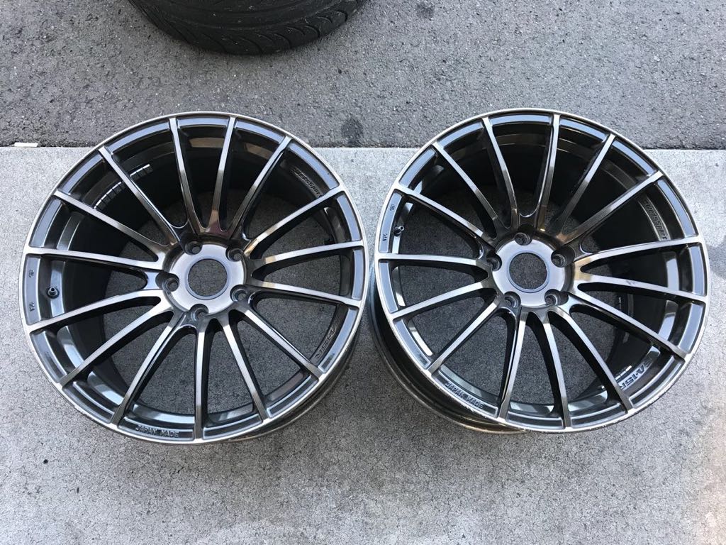 WEDS SPORT SA-15R 18inch 9.5J PCD:114.3 穴数:5H INSET:+38ガンメタ