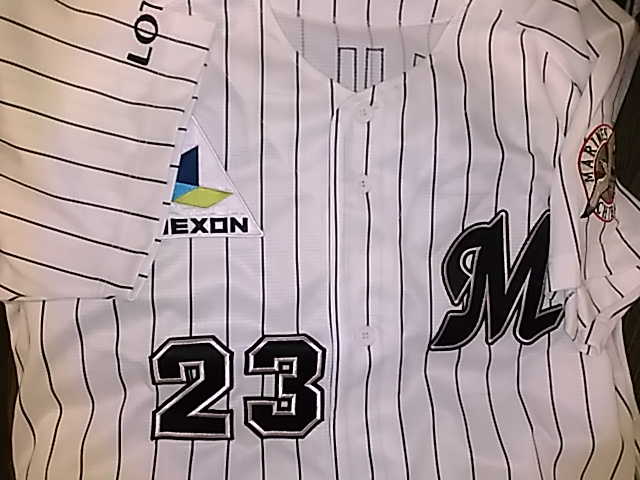 千葉ロッテマリーンズ市販塀内選手ホームユニフォーム　Lサイズ