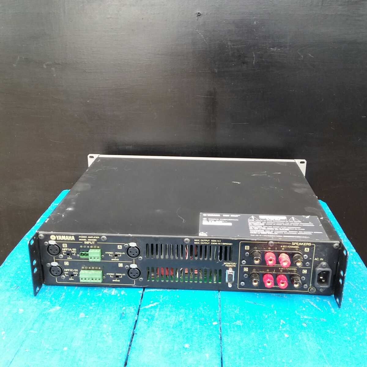 YAMAHA ヤマハ POWER AMPLIFIER パワーアンプ XM4080 【公式通販】