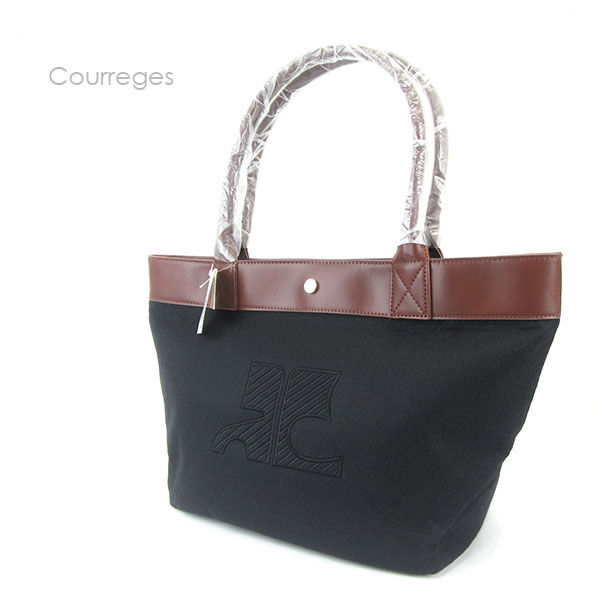 タグ付未使用 Courreges クレージュ ロゴデザイン トートバッグ 