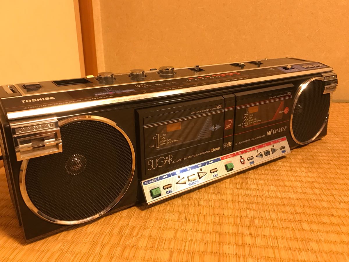 RT-SW7 TOSHIBA SUGER SUGAR ステレオ 東芝 - ラジカセ シュガー