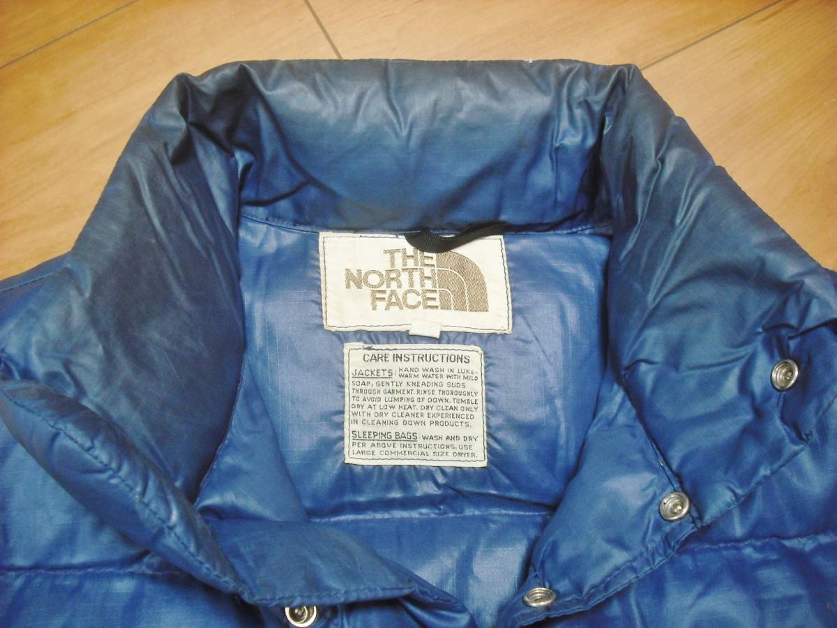 THE NORTH FACE】70'S ダウンベスト 茶タグ ビンテージ 茶タグ ダウン