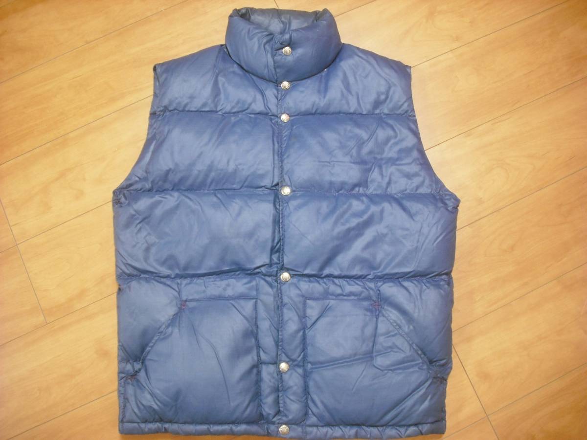 THE NORTH FACE】70'S ダウンベスト 茶タグ ビンテージ 茶タグ ダウン