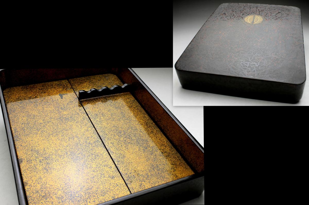 木製漆器 貝桶 金蒔絵 三段 重箱 黒塗 朱塗 梨地 雛 漆芸【MA745】 木製漆器 貝桶 金蒔絵 三段 重箱 黒塗 朱塗 梨地 雛 漆芸【MA745