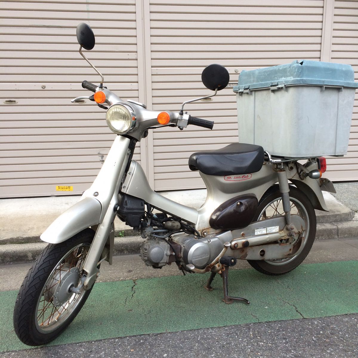リトルカブ ホンダ 3速 セルなし 実働品 可動車 自賠責平成30年6月 