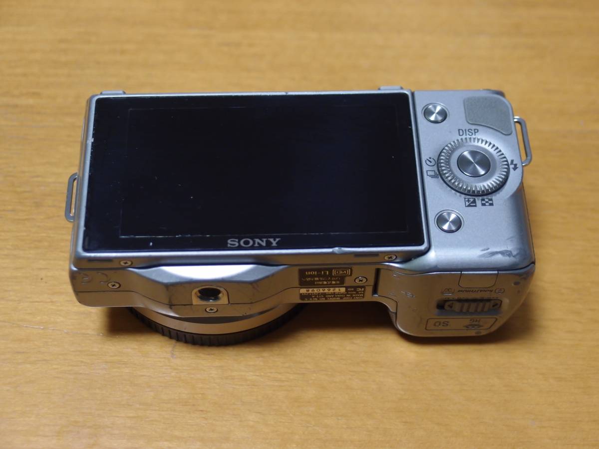 ▽SONY NEX-5 シルバー ボディ 正常動作品/ソニー/ILCE/E-mount/ミラー 
