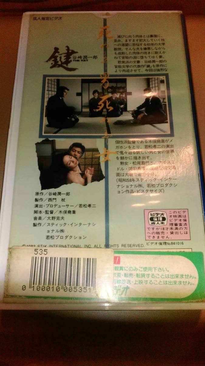 年末年始特別 未dvd化 Vhs 鍵 松尾嘉代 岡田真澄 切手払い可能 ドラマ 売買されたオークション情報 Yahooの商品情報をアーカイブ公開 オークファン Aucfan Com