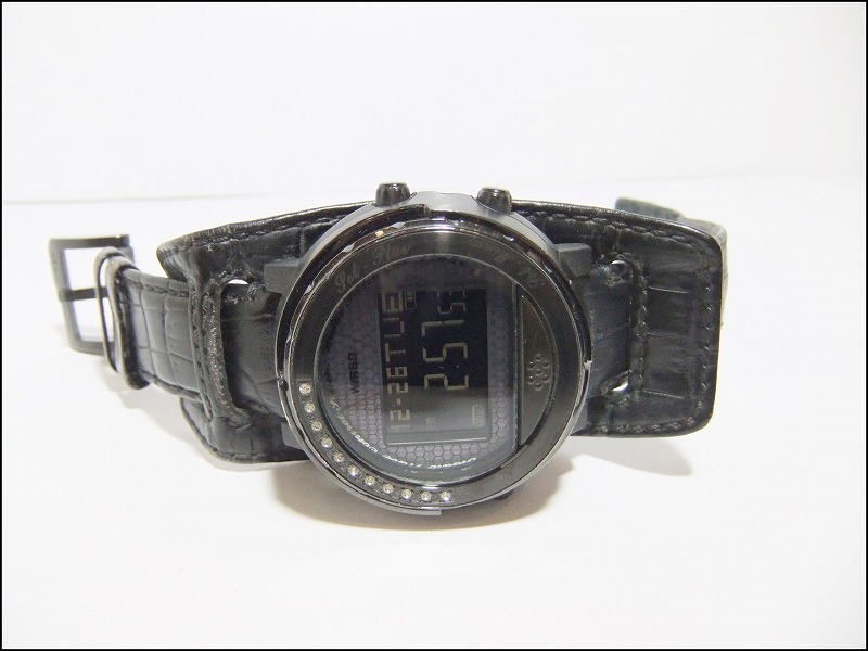 ☆SEIKO セイコー◇WIRED ワイアード 電波ソーラー 腕時計 W360-0AC0 