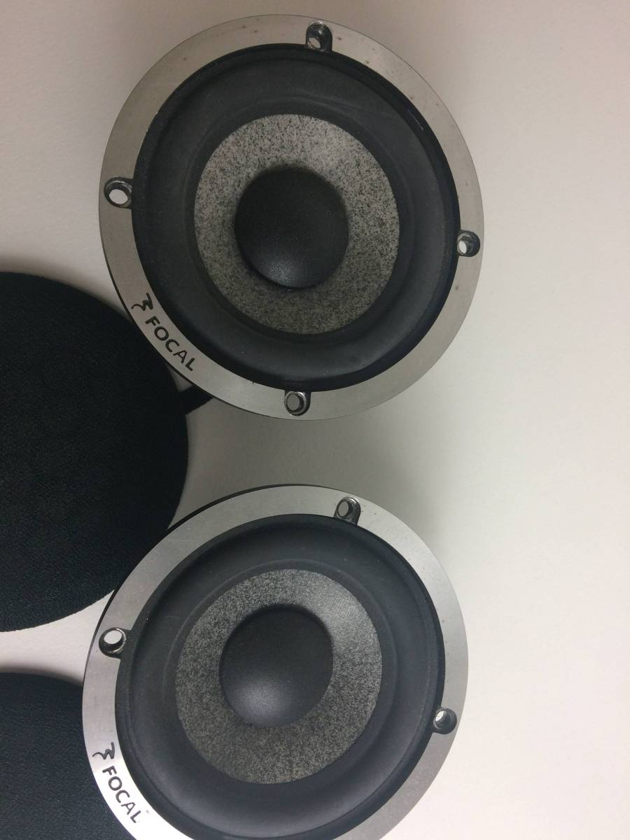 中古 フォーカル FOCAL 3W2Be 80mmミッドレンジスピーカー左右セット