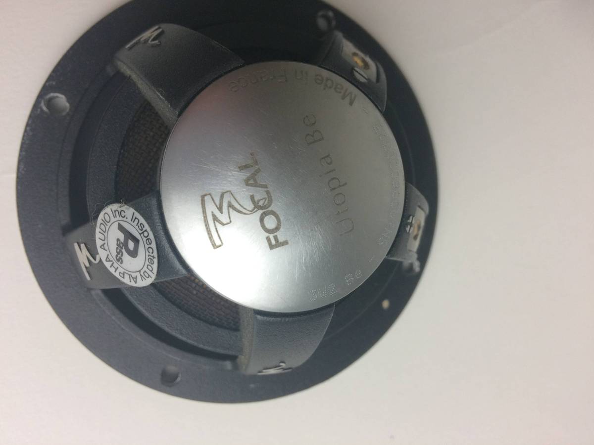 中古 フォーカル FOCAL 3W2Be 80mmミッドレンジスピーカー左右セット
