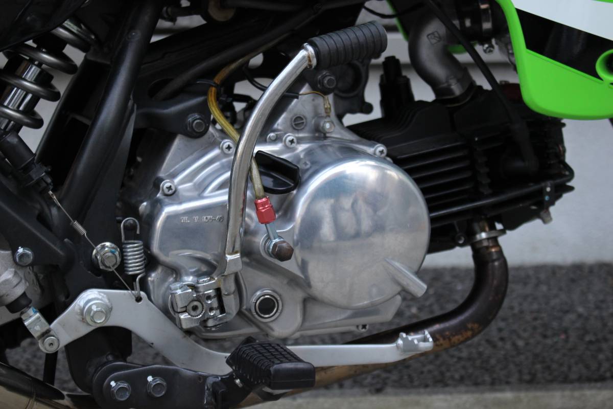 KAWASAKI KSR110(KL110A)改 カスタム グリーン/ブラック 綺麗 神奈川県 