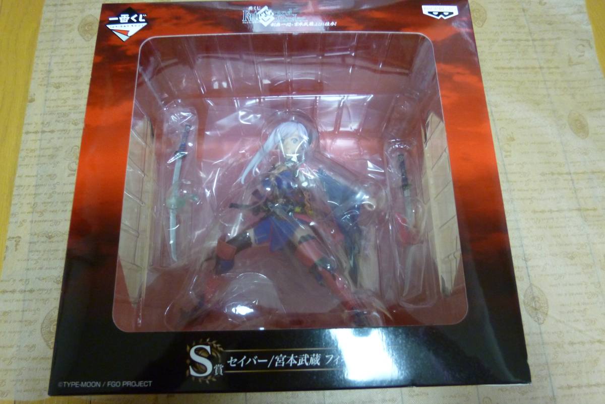  Fate/Grand Order FGO 一番くじ S賞 セイバー 宮本武蔵 フィギュア(Fate)｜売買されたオークション情報、yahooの商品情報をアーカイブ公開 - オークファン Fate