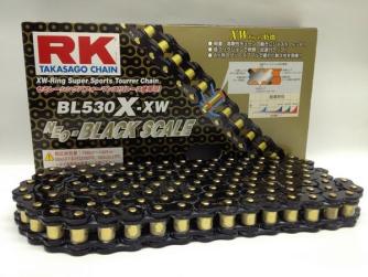 ☆RKチェーン! BL525X-XW-110L ブラックチェーン