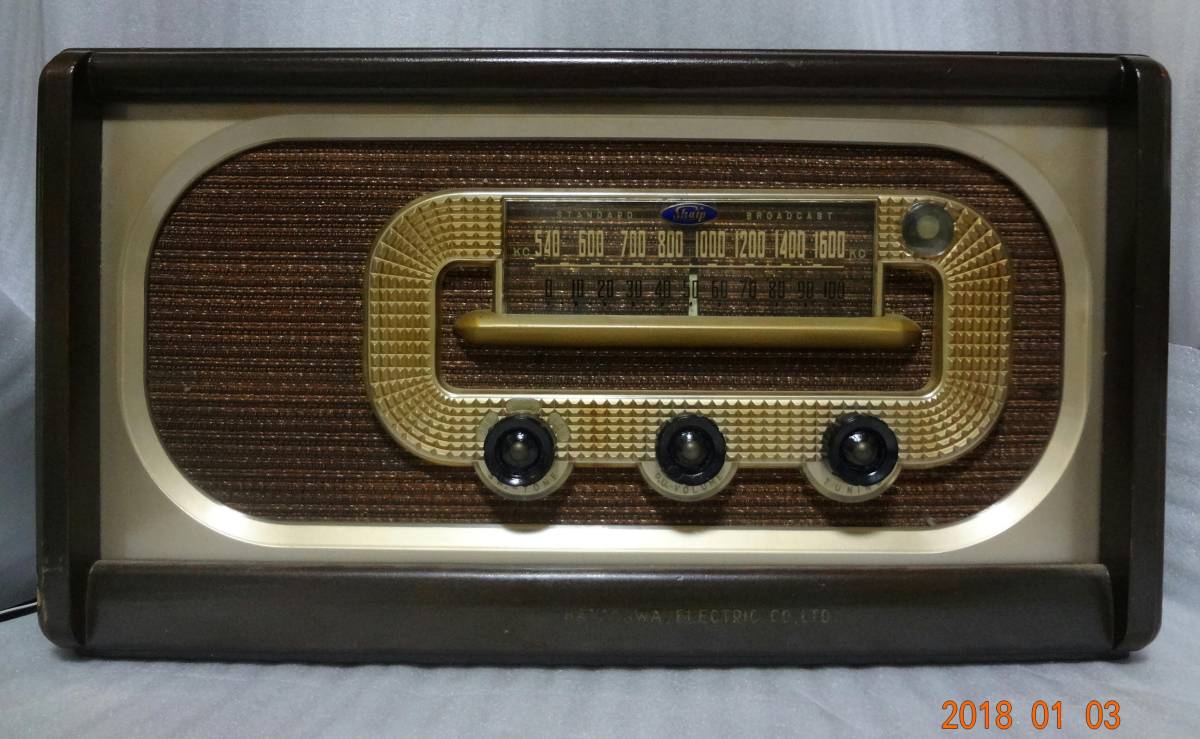 シャープ AR－330 真空管ラジオ（ジャンク扱い） シャープAR