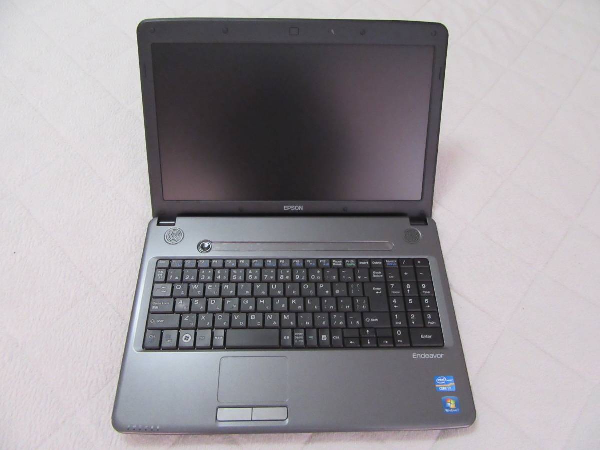 ◎EPSON ノートPC NJ5500 Win7 Pro Core i7◎ Endeavor EPSON NJ5500E 
