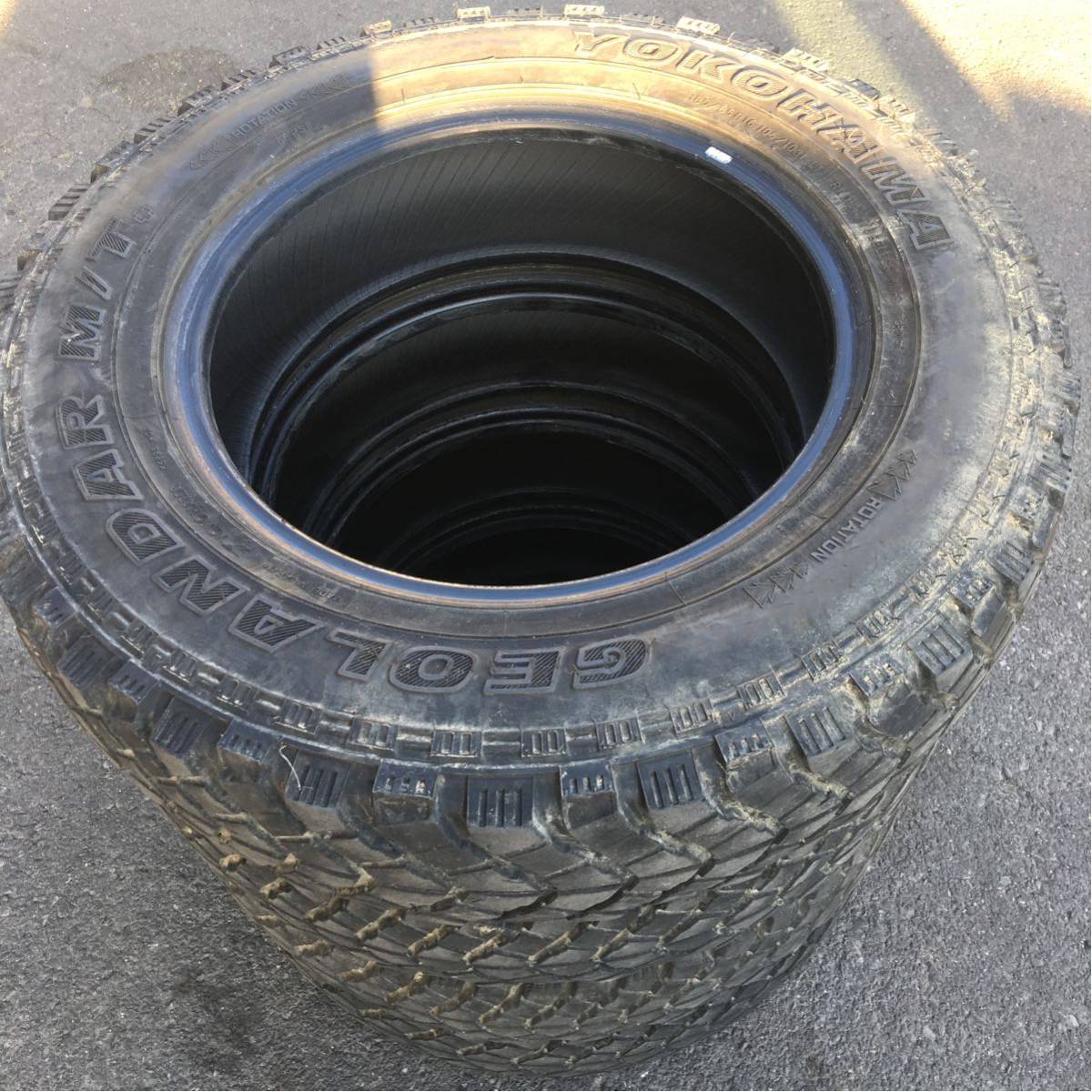 ヨコハマジオランダーMTジムニー最適サイズ185／85R16の4本セット中古 