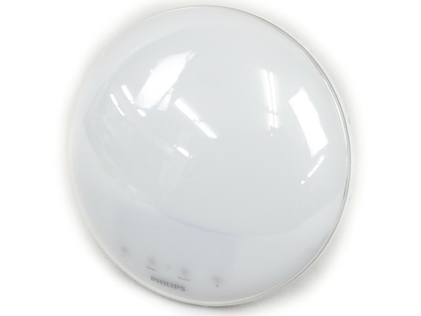 中古 PHILIPS HF3520 光 目覚まし時計 ウェイクアップ LED ライト