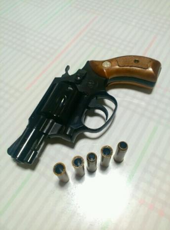 マルシン S&W M36 チーフスペシャル ガス リボルバー　金属カート