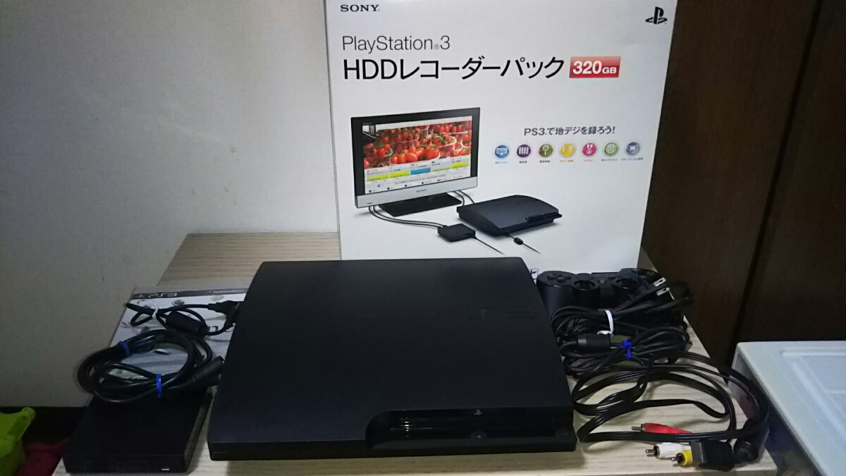 新品，2025 PS3 HDDレコーダーパック トルネ 動作良好 PS3 3000B 320GB 本体一式 本体の外箱 ケーブル類付属 PS1 3 DVD Blu-ray動作良好(PS3本体)｜売買されたオークション情報、yahooの商品情報をアーカイブ公開 - PS3本体