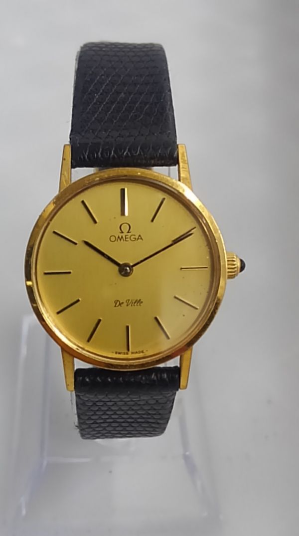 OMEGA DE VILLE レディース 手巻 オメガ デビル 腕時計 稼働 YH011-DH03776-031i◎