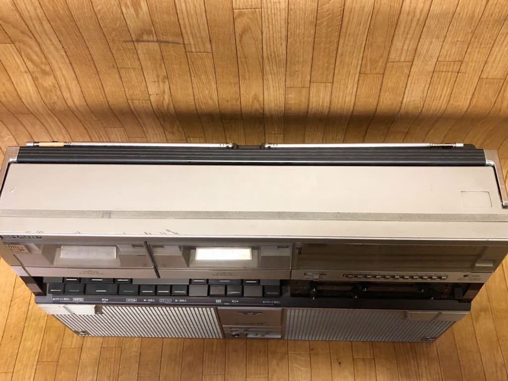 ◇SHARP テープレコーダー◇GF-808 元箱付 カセットデッキ ラジオ THE