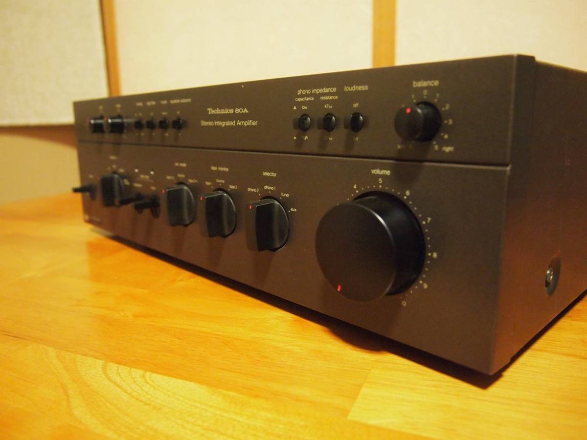 Technics SU-8080 プリメインアンプ 動作品 AUX音出し確認済 SU-8080 (80A) 正常動作品