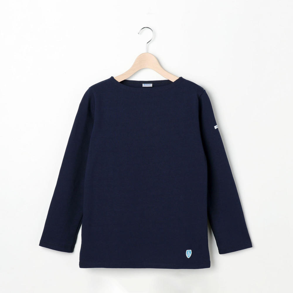 【送料無料】ORCIVAL コットンロード フレンチバスクシャツ SO WOMEN 1サイズ ブラック