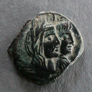 Aretas IV アッティカ 古代ギリシア 銅貨ドラクマ アテネ OC古代 