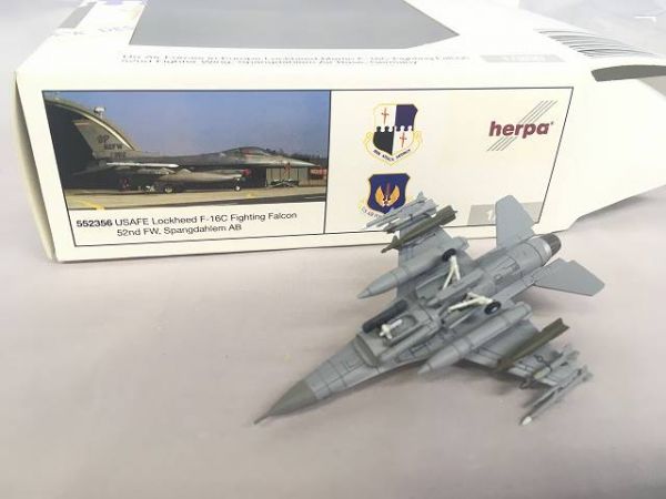 G123 herpa ヘルパ 1/200 552356 在欧アメリカ空軍 ロッキード F-16C