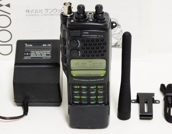 KENWOOD TH-78 デュアルバンド 144/430MHz 受信改造済み 無線機 TH-78