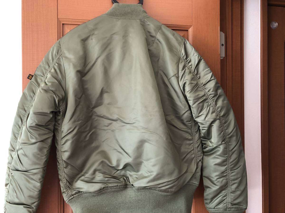 新品未使用 アルファ MA-1タイト JAPAN SPEC ビンテージグリーン ALPHA