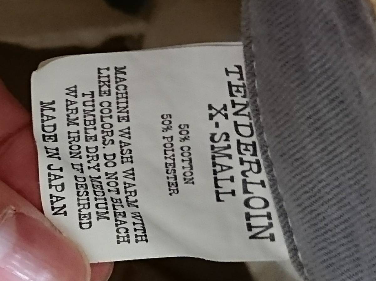 希少XS！ テンダーロイン tenderloin ＢＤＰ2 tc カーキ ベージュ ワークパンツ /デニム 17ss 16aw 2017 ボルネオ ピケ TENDERLOIN テンダーロイン 0 - XS茶 公式通販