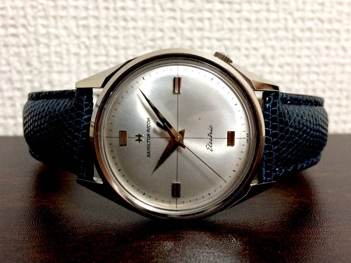 動作美品】ハミルトンリコー エレクトリック 電磁テンプ式 