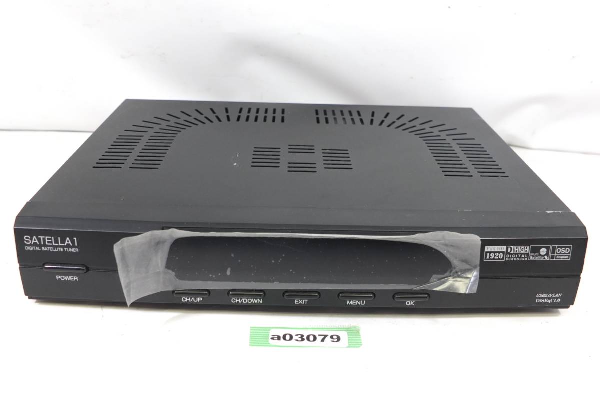 SATELLA1 HD サテラ チューナー 中古 【a03079】 格安スタート